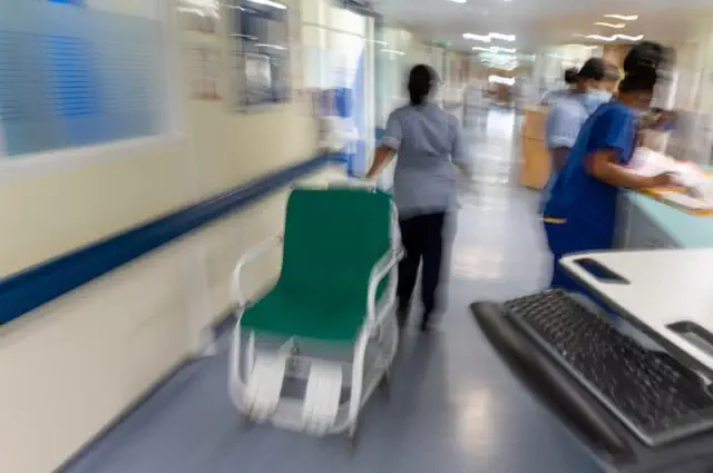 Doctors report that patients are spending 'round the clock' in chairs, with the physiotherapy gym being converted into a makeshift ward.