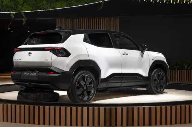 The completely redesigned Toyota Urban Cruiser has officially been unveiled at the Brussels motor show.