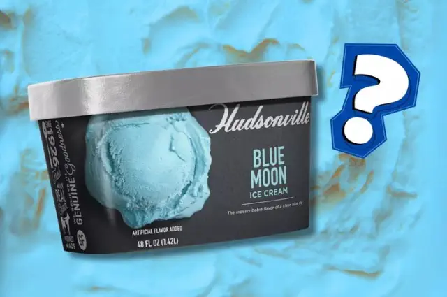 What is the Unique Taste Profile of Michigan's Blue Moon Ice Cream?