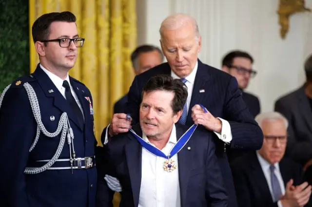 Michael J. Fox: I appreciate receiving the Medal of Freedom. Now, let's work together to discover a cure for Parkinson's disease.