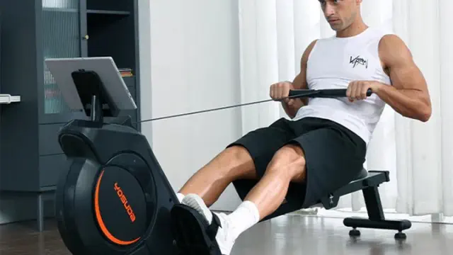 Glide, glide, glide your path to fitness at home with a $250 rowing machine!