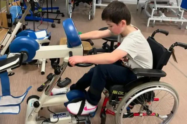 "My son believed he would conquer the tumor and regain his ability to walk."