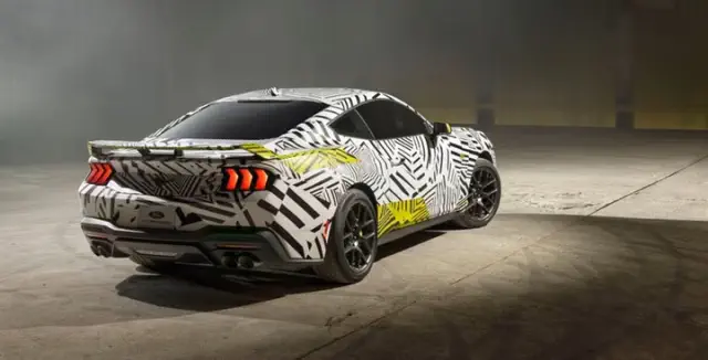 Ford Mustang EcoBoost RTR: a blend of Dark Horse performance and fuel efficiency, embodying the spirit of a true sports car.