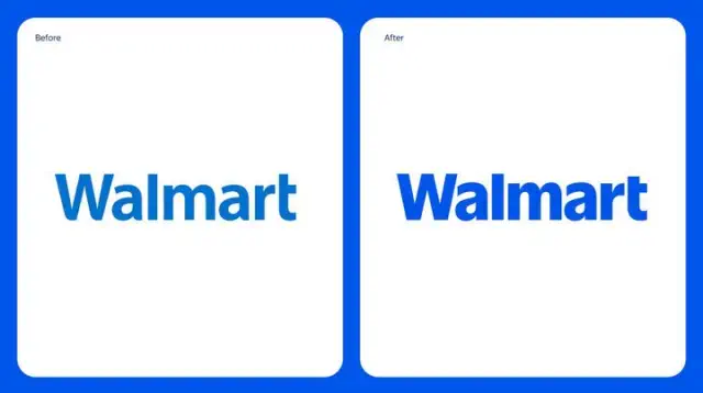 Walmart introduces a revamped logo, but the online community struggles to notice any changes.