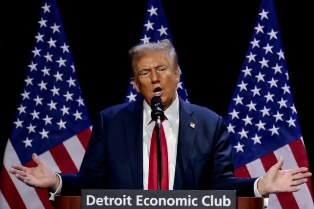 The markets are conveying a message to Trump.