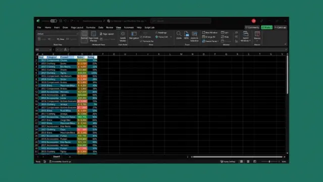Excel for Windows is Set to Receive Full Dark Mode Support