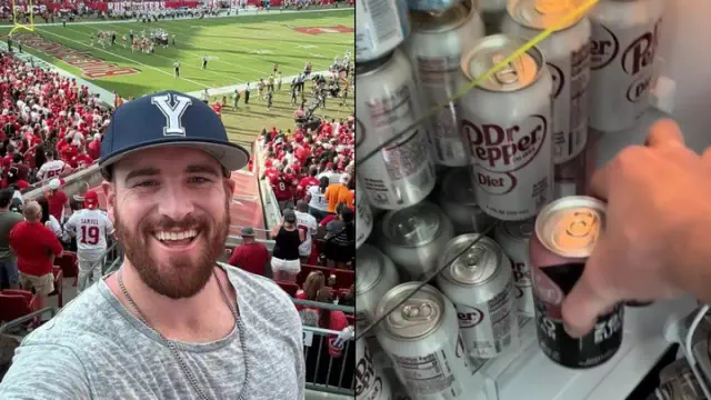 Onlookers were left in disbelief when a man, claiming to be 'hooked on soda,' disclosed the staggering amount he drinks daily.