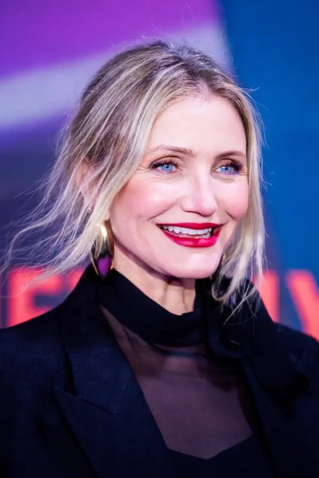Cameron Diaz Made a Dazzling Return to the Red Carpet in a Sheer Top After Five Years